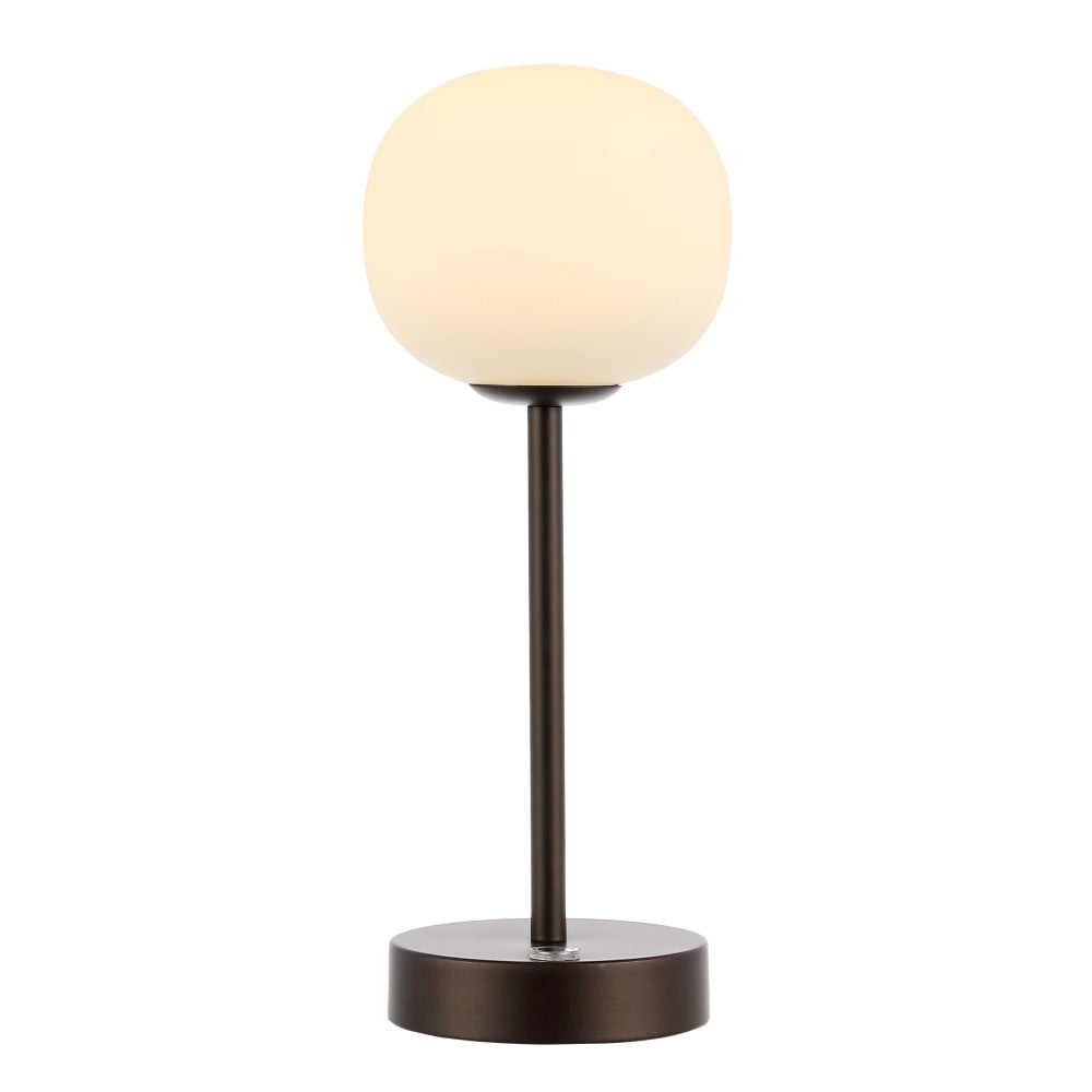 Keira 12.25" Modern Minimalist Iron Rechargeable Integrated LED Table Lamp