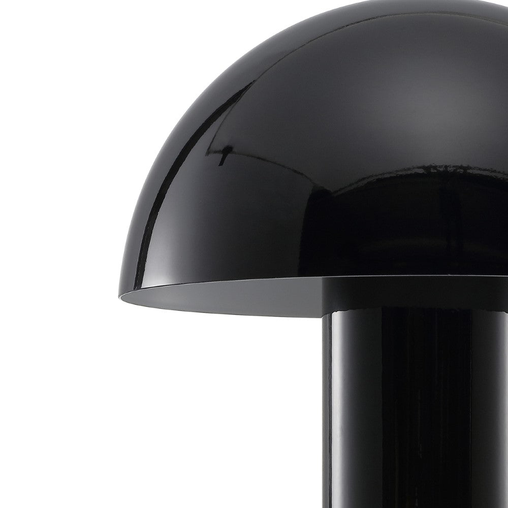 Frasier Contemporary Bohemian Rechargeable/Cordless Iron Integrated LED Mushroom Table Lamp