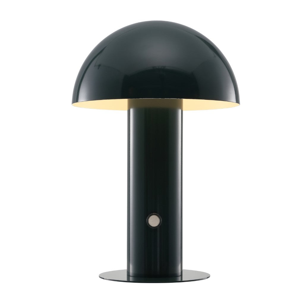 Frasier Contemporary Bohemian Rechargeable/Cordless Iron Integrated LED Mushroom Table Lamp
