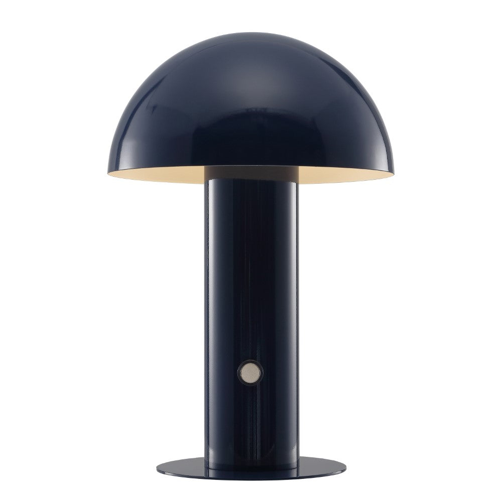 Frasier Contemporary Bohemian Rechargeable/Cordless Iron Integrated LED Mushroom Table Lamp