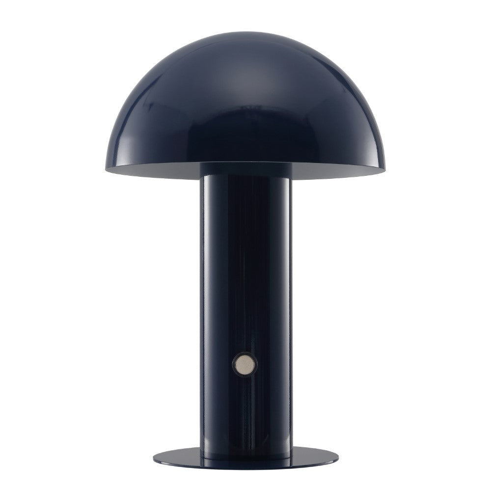 Frasier Contemporary Bohemian Rechargeable/Cordless Iron Integrated LED Mushroom Table Lamp