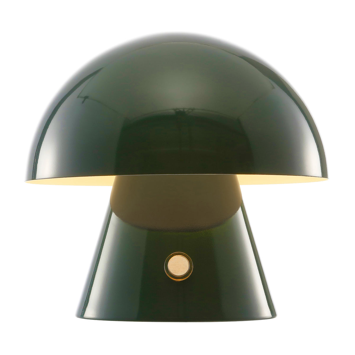 Porcini Contemporary Bohemian Rechargeable/Cordless Iron Integrated LED Mushroom Table Lamp
