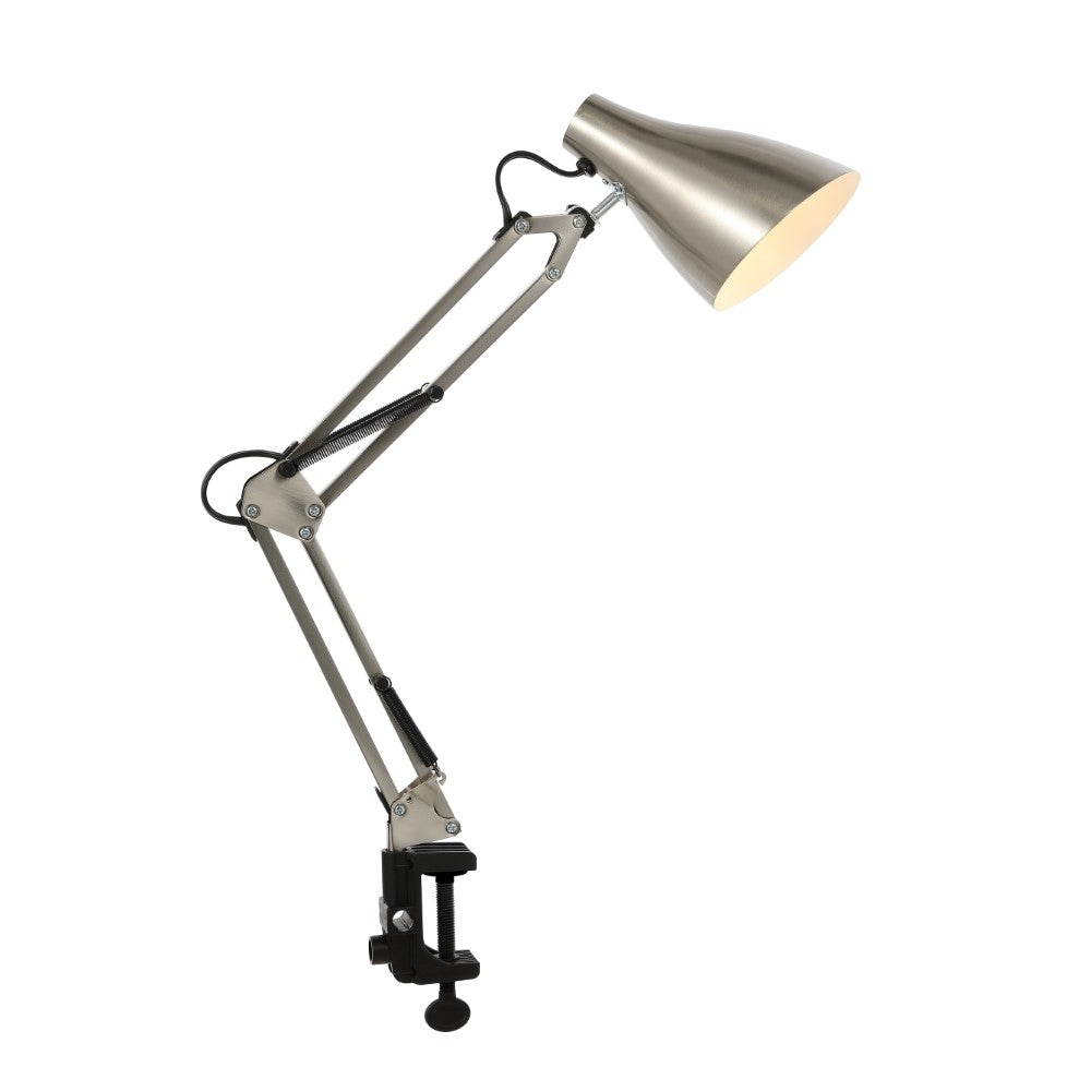 Standard 28.5" Classic Industrial Adjustable Articulated Clamp-On LED Task Lamp