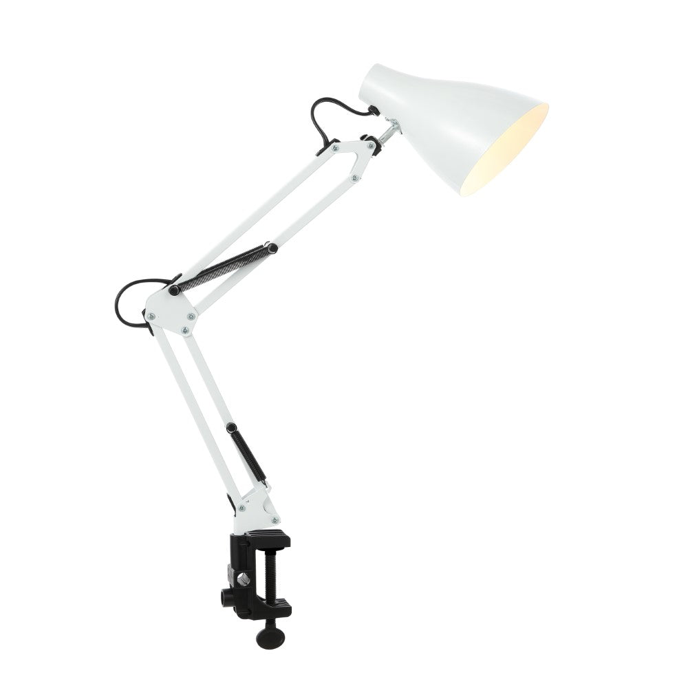 Standard 28.5" Classic Industrial Adjustable Articulated Clamp-On LED Task Lamp