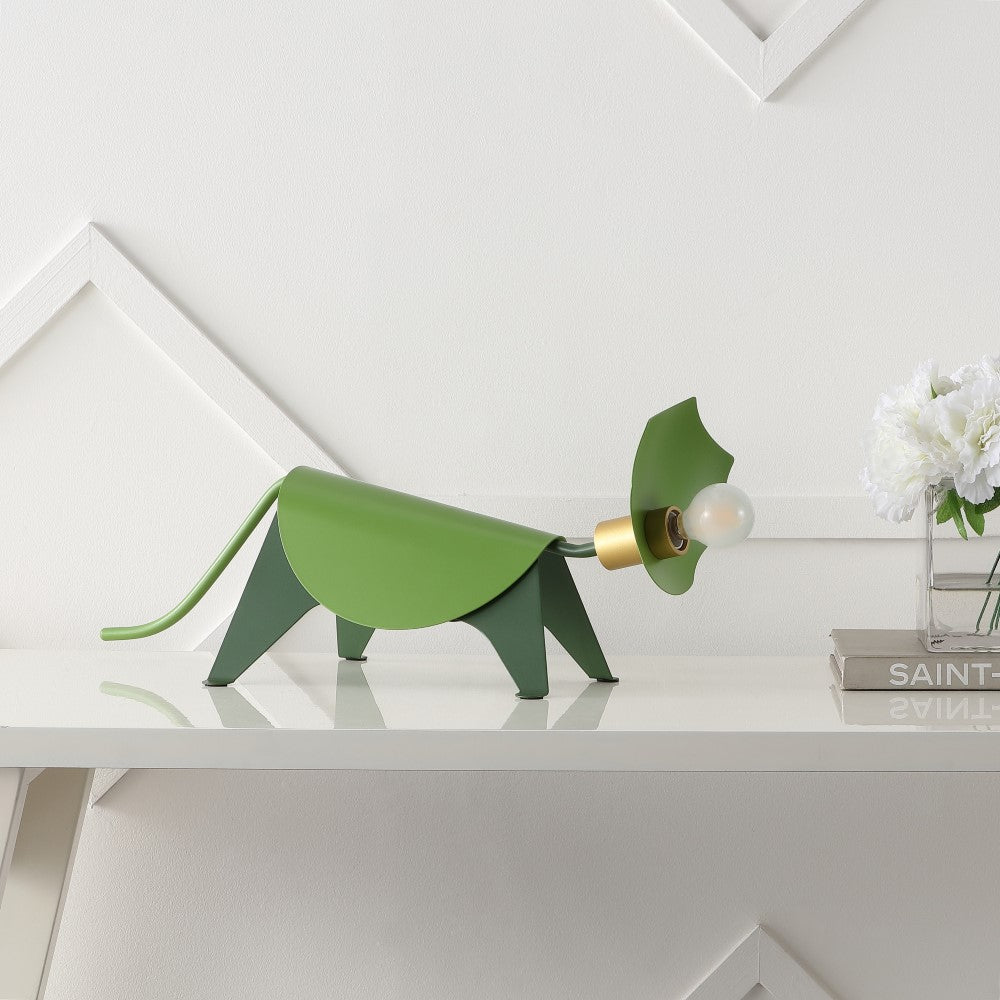 Starry 7.5" Modern Industrial Iron Triceratops LED Kids' Lamp