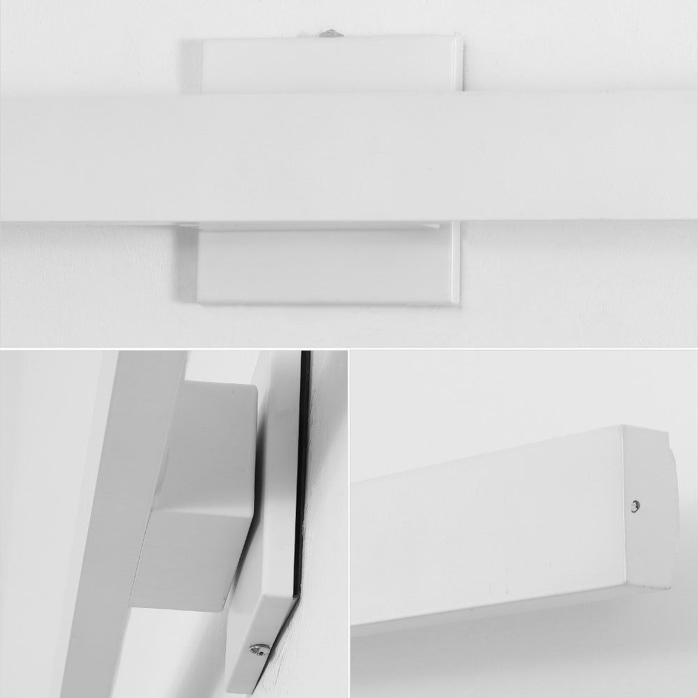 Junipe 49.5" Modern Minimalist Indoor/Outdoor Metal 350-Degree Rotate Dimmable Integrated Linear LED Wall Sconce