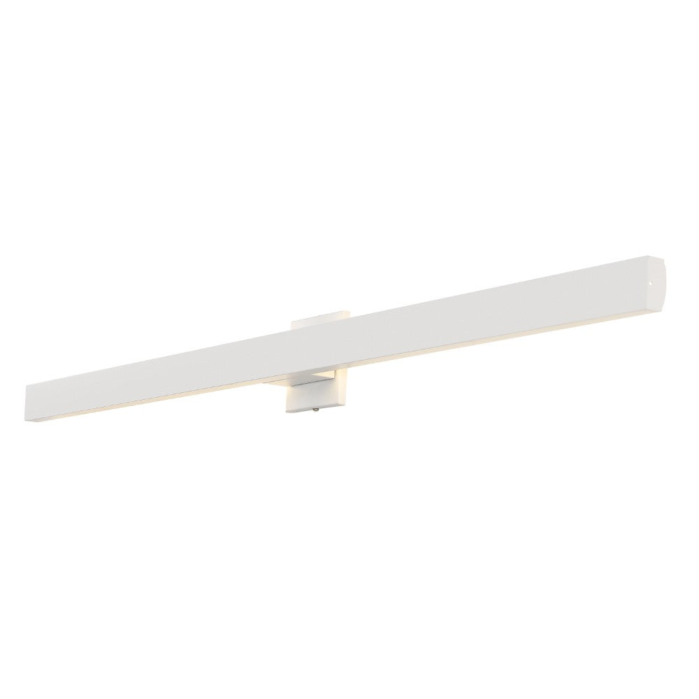 Junipe 49.5" Modern Minimalist Indoor/Outdoor Metal 350-Degree Rotate Dimmable Integrated Linear LED Wall Sconce