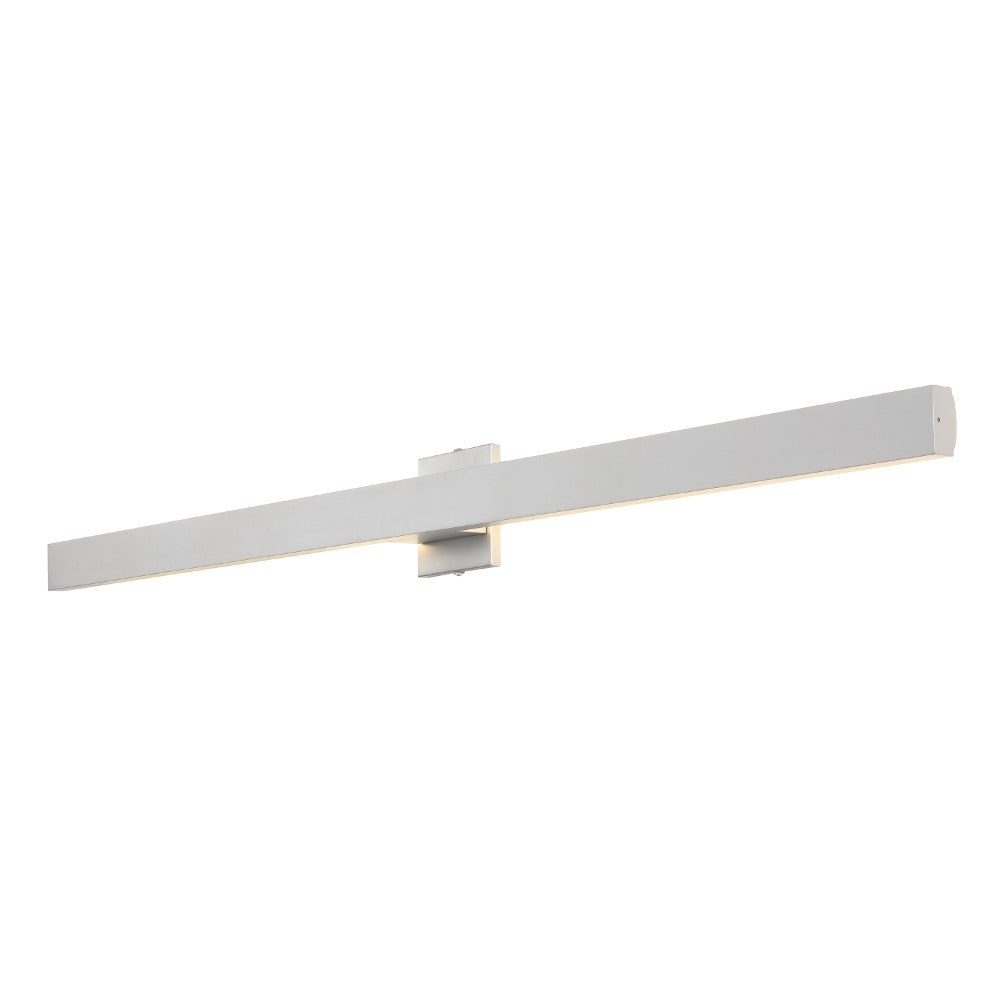 Junipe 49.5" Modern Minimalist Indoor/Outdoor Metal 350-Degree Rotate Dimmable Integrated Linear LED Wall Sconce