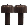 Dark Brown/Black (Set of 2)