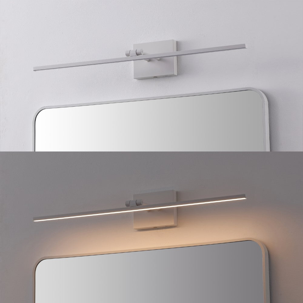 Wren 28" Modern Minimalist Swivel Integrated Dimmable LED Rechargeable Picture Light with Touch Sensor