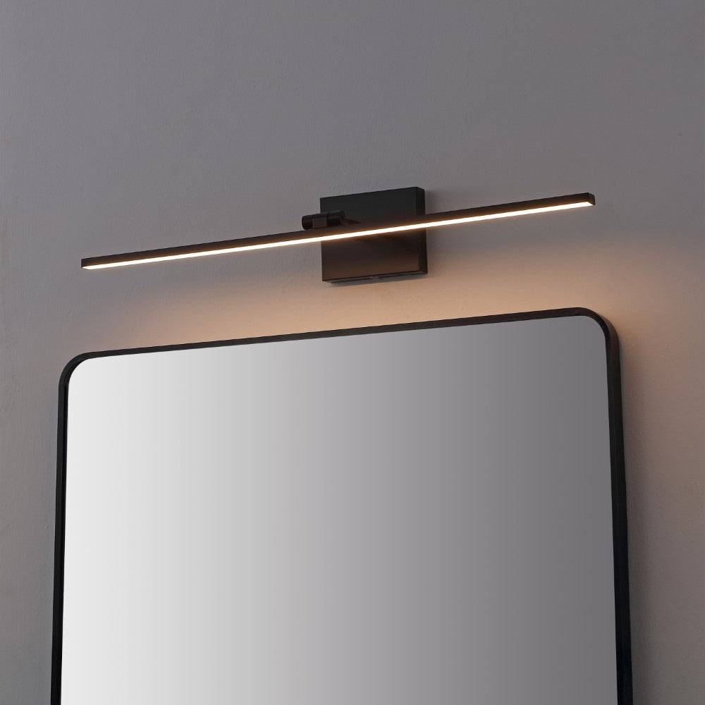 Wren 28" Modern Minimalist Swivel Integrated Dimmable LED Rechargeable Picture Light with Touch Sensor