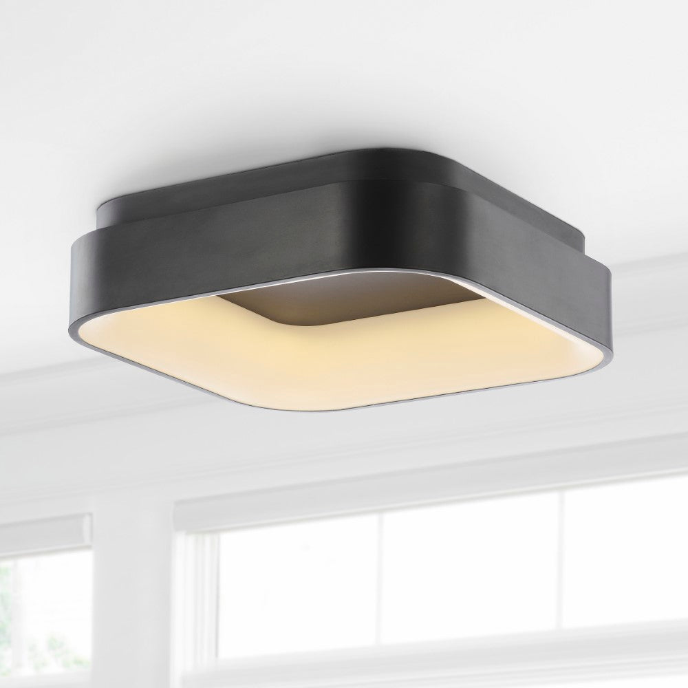 Ural 17.7" Integrated LED Metal Flush Mount Ceiling Light