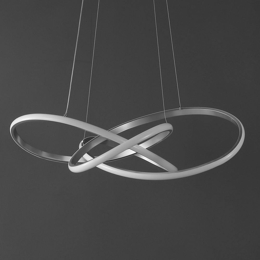 Angel 25" Abstract Integrated LED Metal Adjustable Pendant