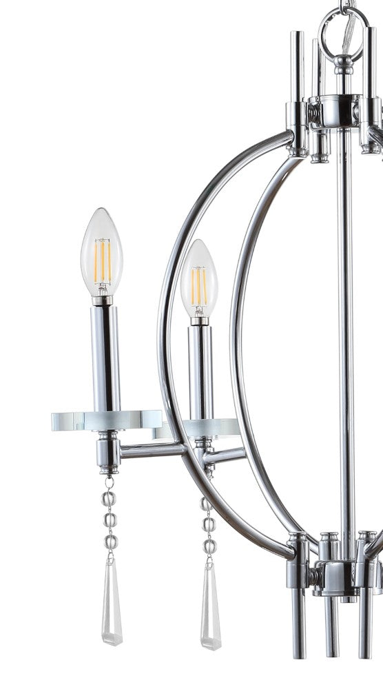 Gatlin 23" Crystal/Metal LED Chandelier