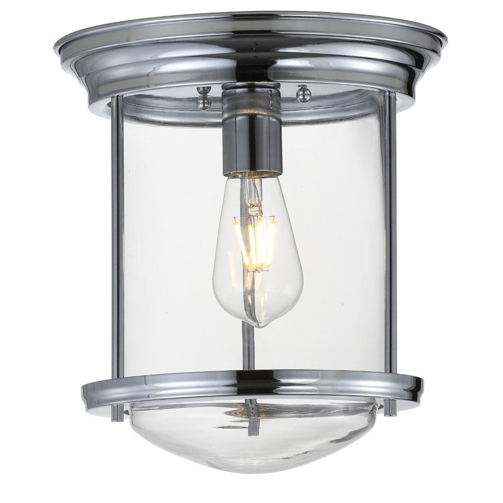 Iguazu 10.25" Metal/Glass LED Flush Mount