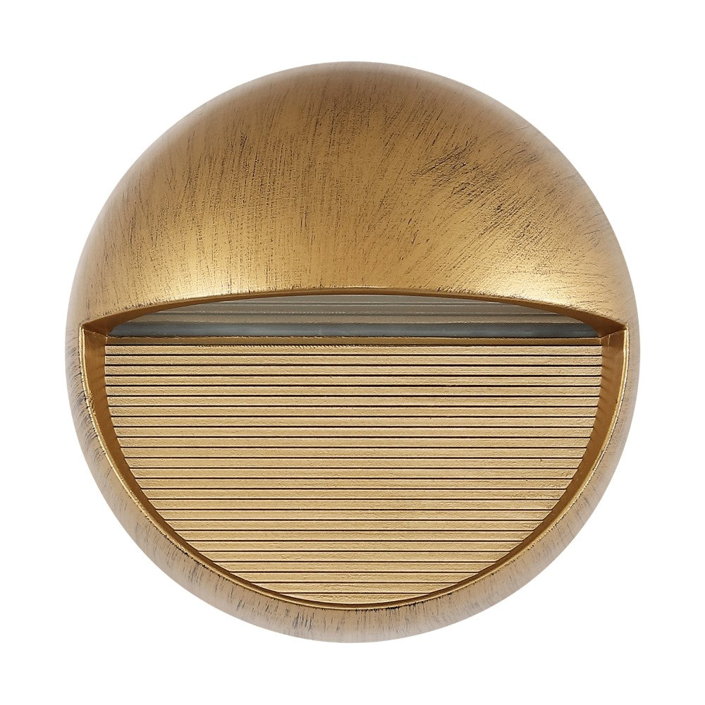 Swift 6.25" Outdoor Metal/Glass Integrated LED Sconce