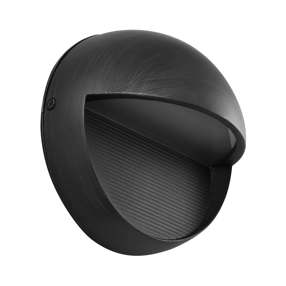 Swift 6.25" Outdoor Metal/Glass Integrated LED Sconce