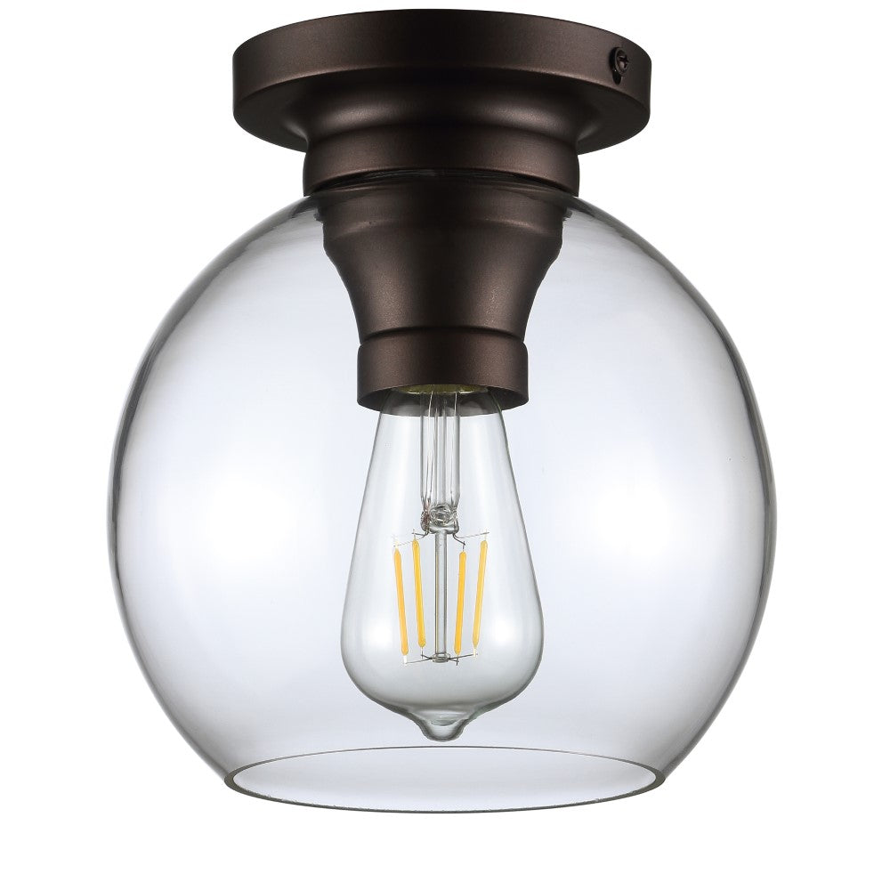 Yosemite 7.75" Glass/Metal LED Flush Mount