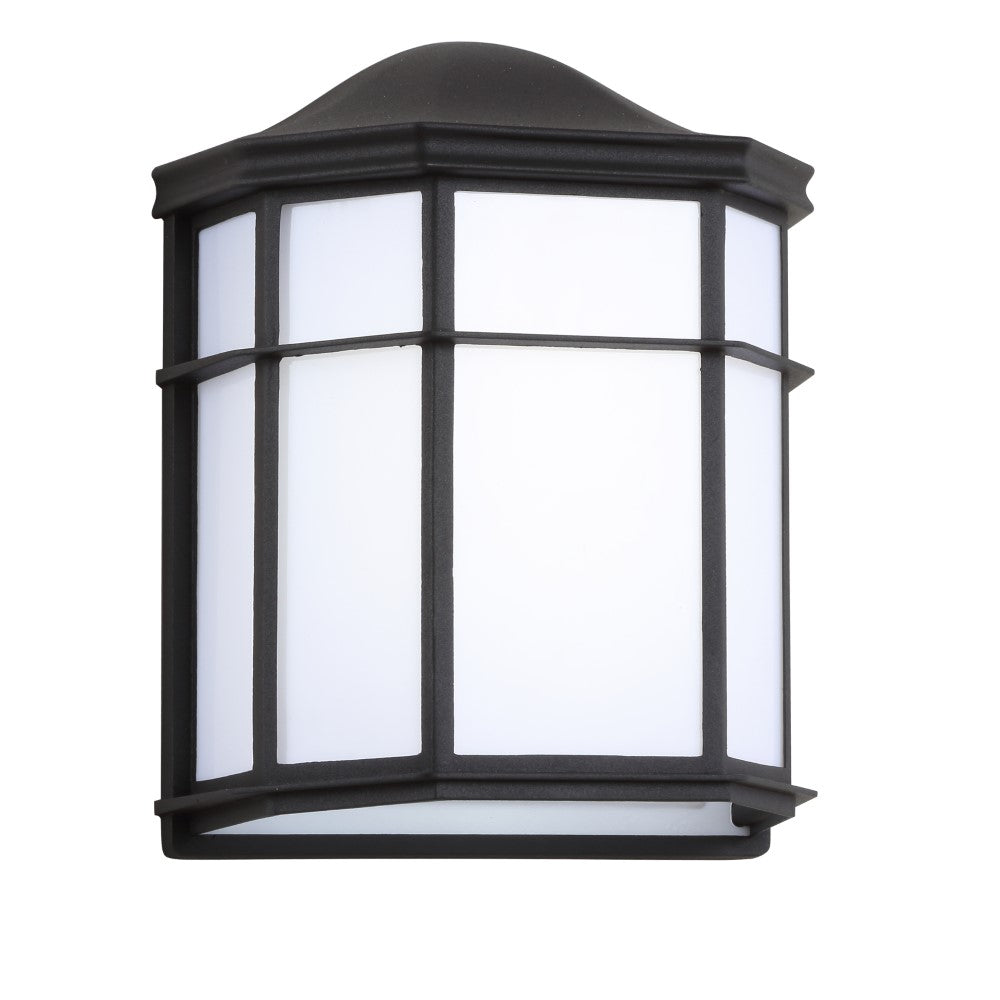 Toucan 7.75" Outdoor Frosted Acrylic/Metal Integrated LED Sconce
