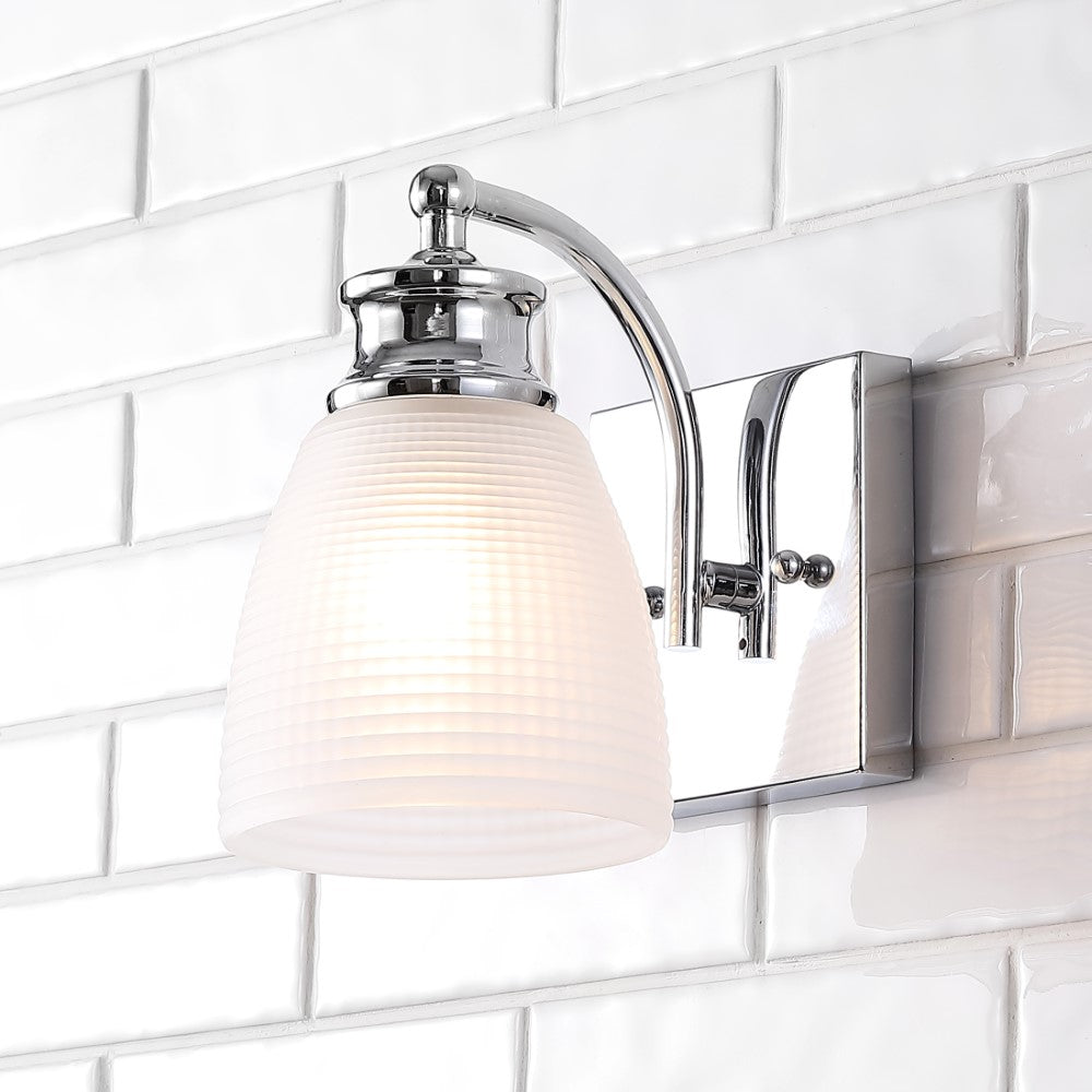 Wak Metal/Glass Contemporary Modern LED Vanity Light