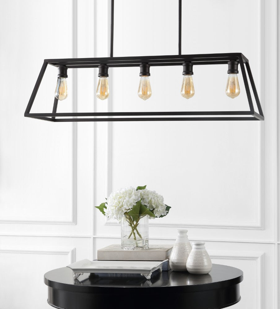 Moores Adjustable Iron Farmhouse Vintage LED Dimmable Pendant