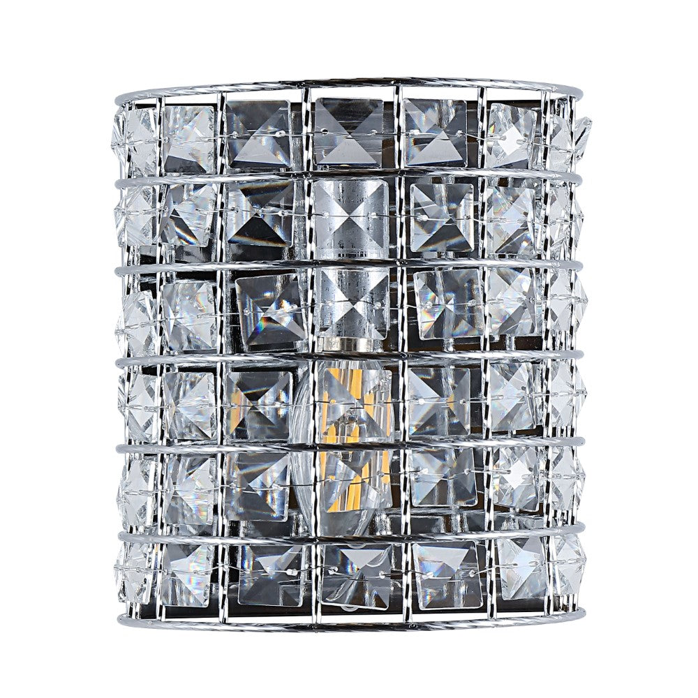 Lowe Deco Metal/Crystal Classic Glam LED Vanity Light