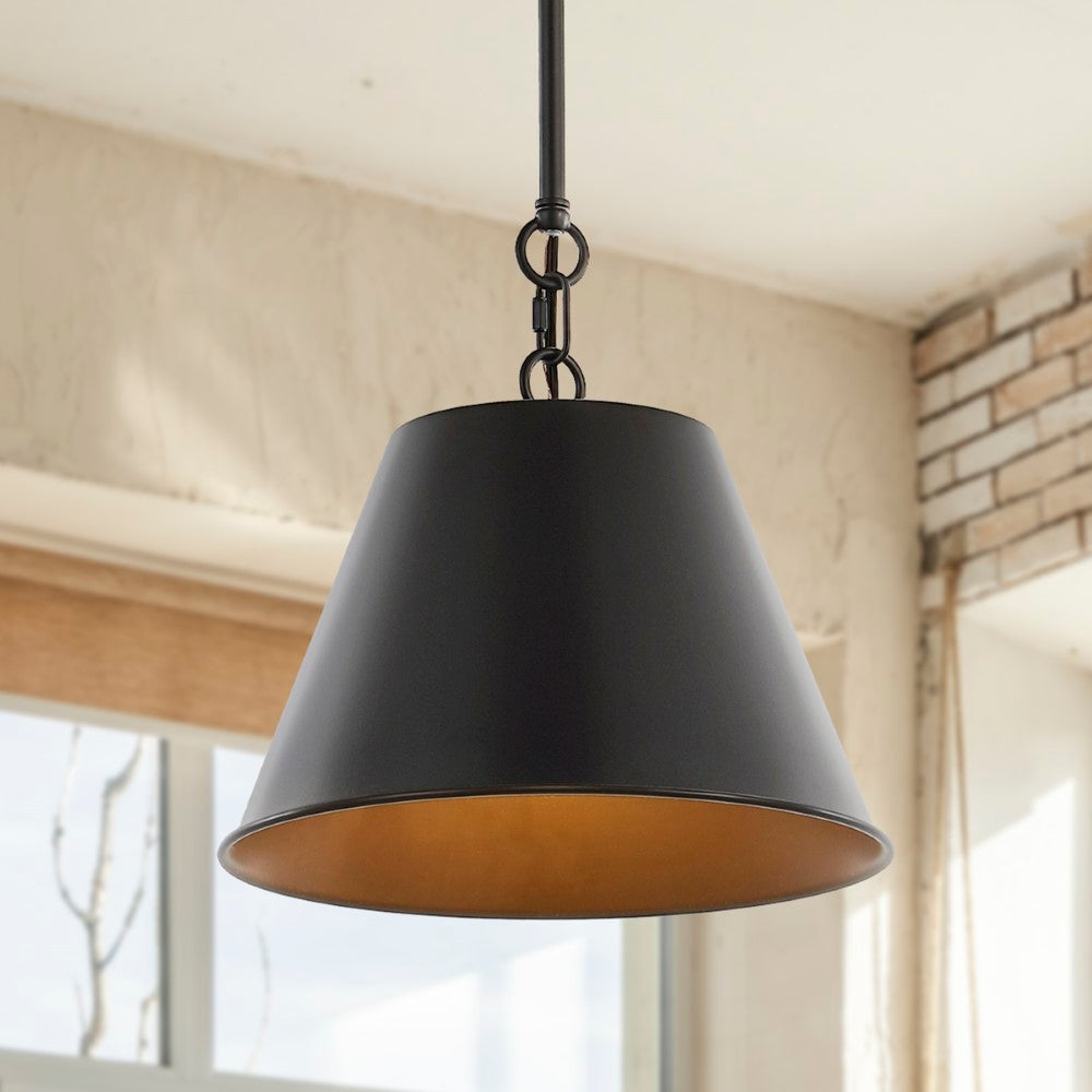 Alden Industrial Farmhouse Iron LED Pendant