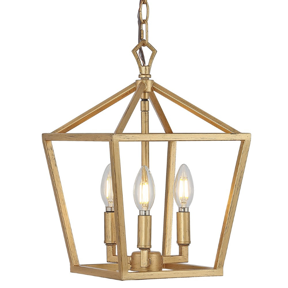 Iris 10" Iron Classic Modern Lantern LED Pendant