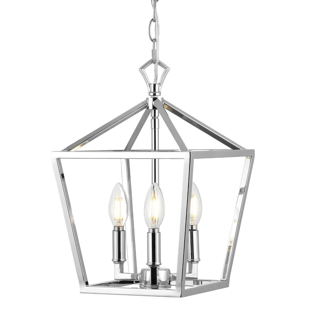 Iris 10" Iron Classic Modern Lantern LED Pendant