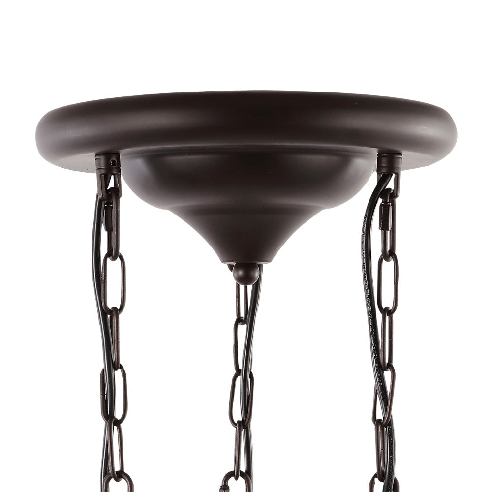 Simon 11" Farmhouse Industrial Iron Mason Jar LED Semi Flush Mount