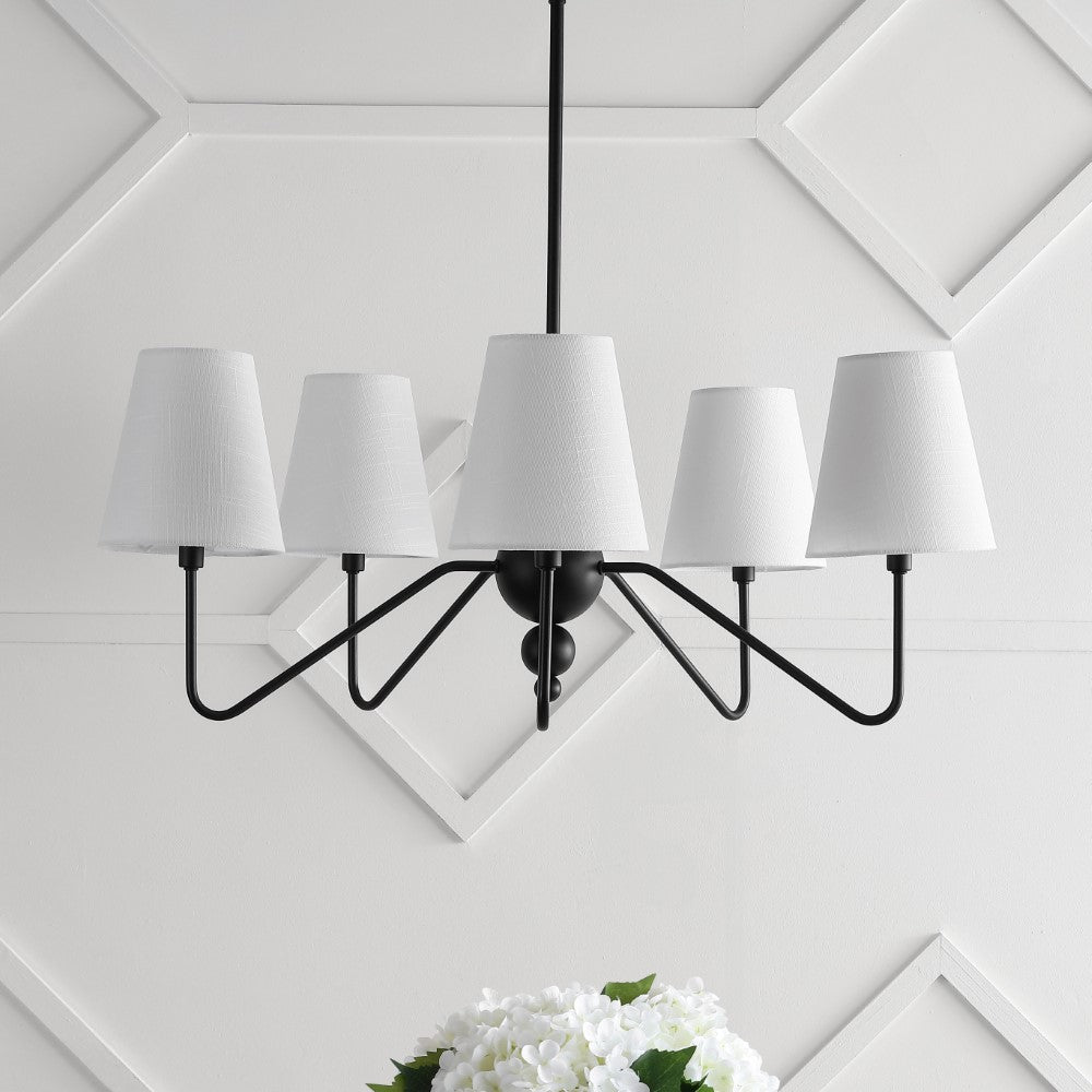 Azure Rustic Farmhouse Adjustable Resin Antler LED Chandelier