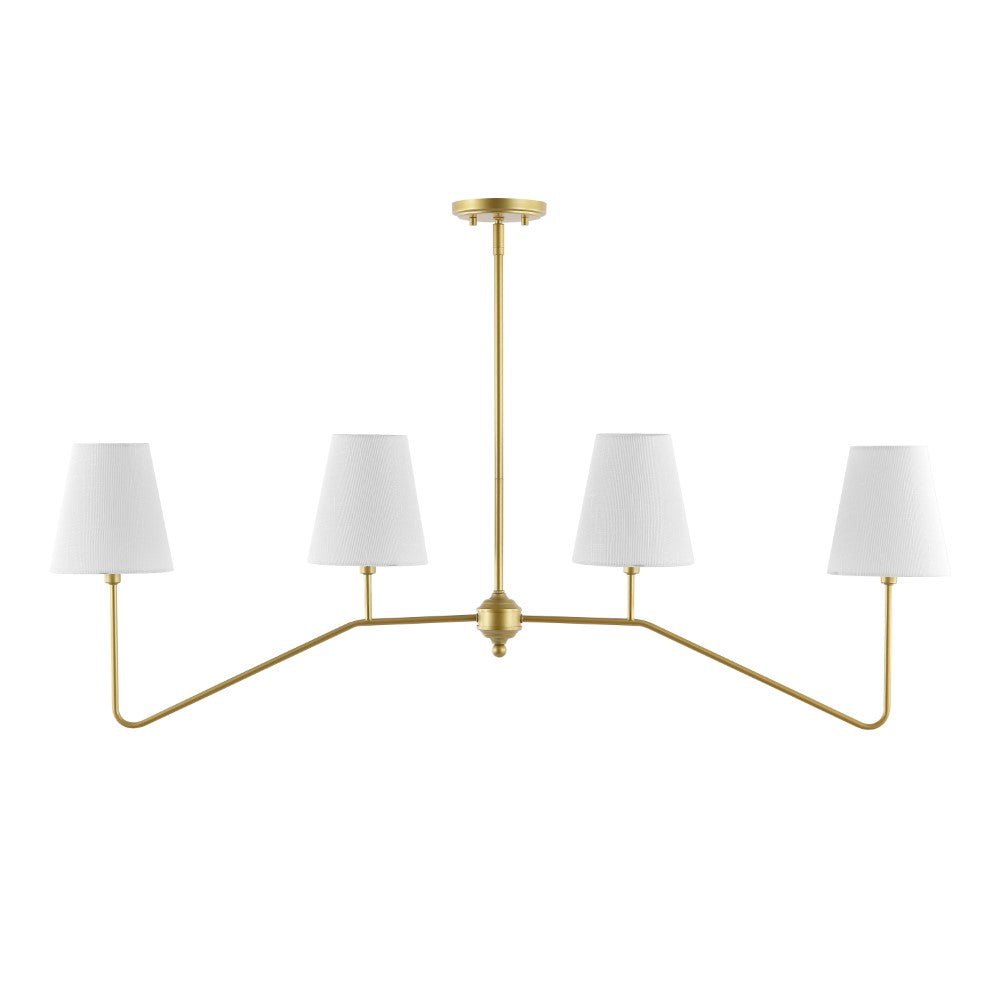 Tano 47.5" 4-Light Classic Minimalist Iron Linear LED Pendant