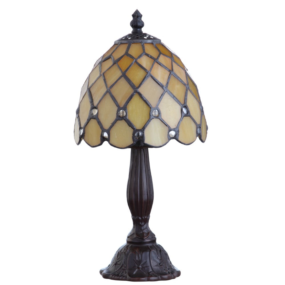 Steven Tiffany-Style 12.5" LED Table Lamp