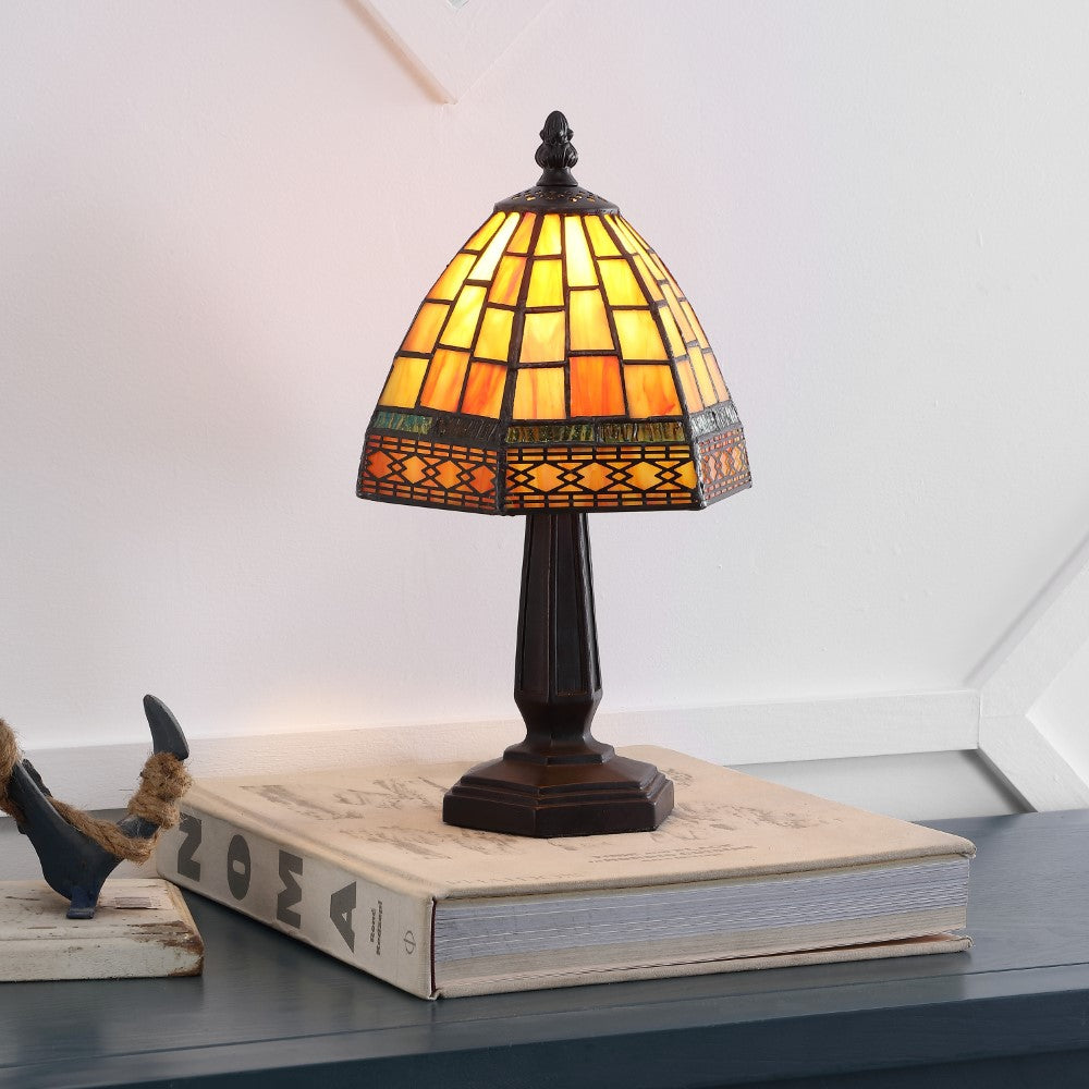 Vera Tiffany-Style 12" LED Table Lamp