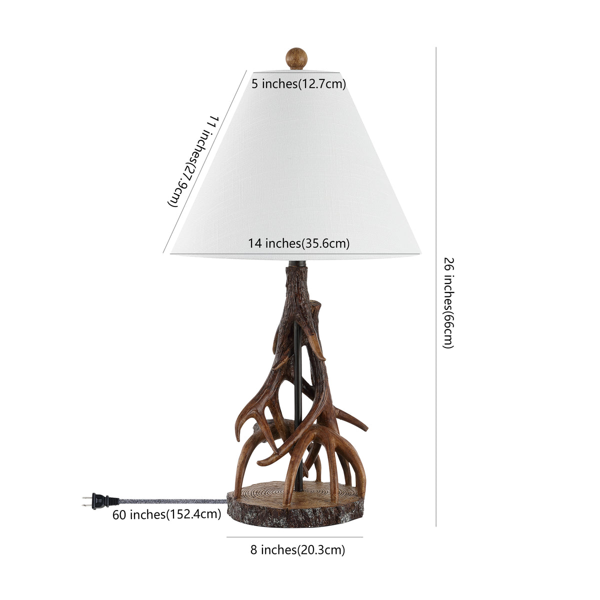 Stanley 26" Farmhouse Rustic Iron LED Table Lamp