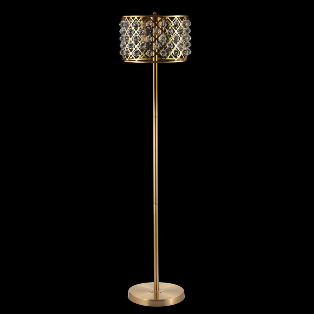 Pedro 60" Crystal/Metal LED Floor Lamp