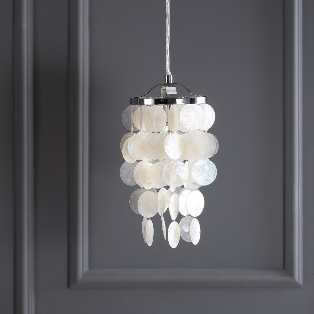 Ember 7" Seashell LED Pendant