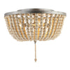 Antiqued Silver/Cream