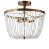 Antique Gold / White