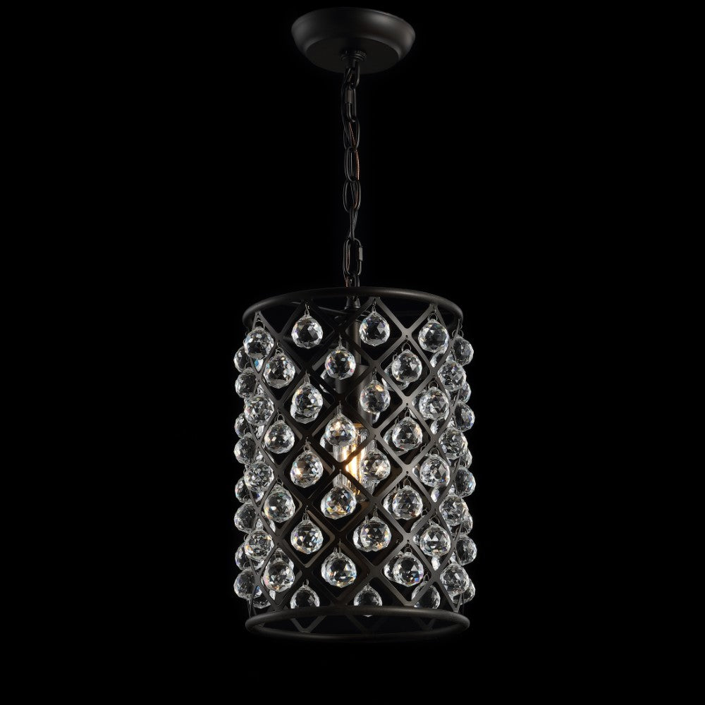 Minar Crystal/Metal LED Pendant