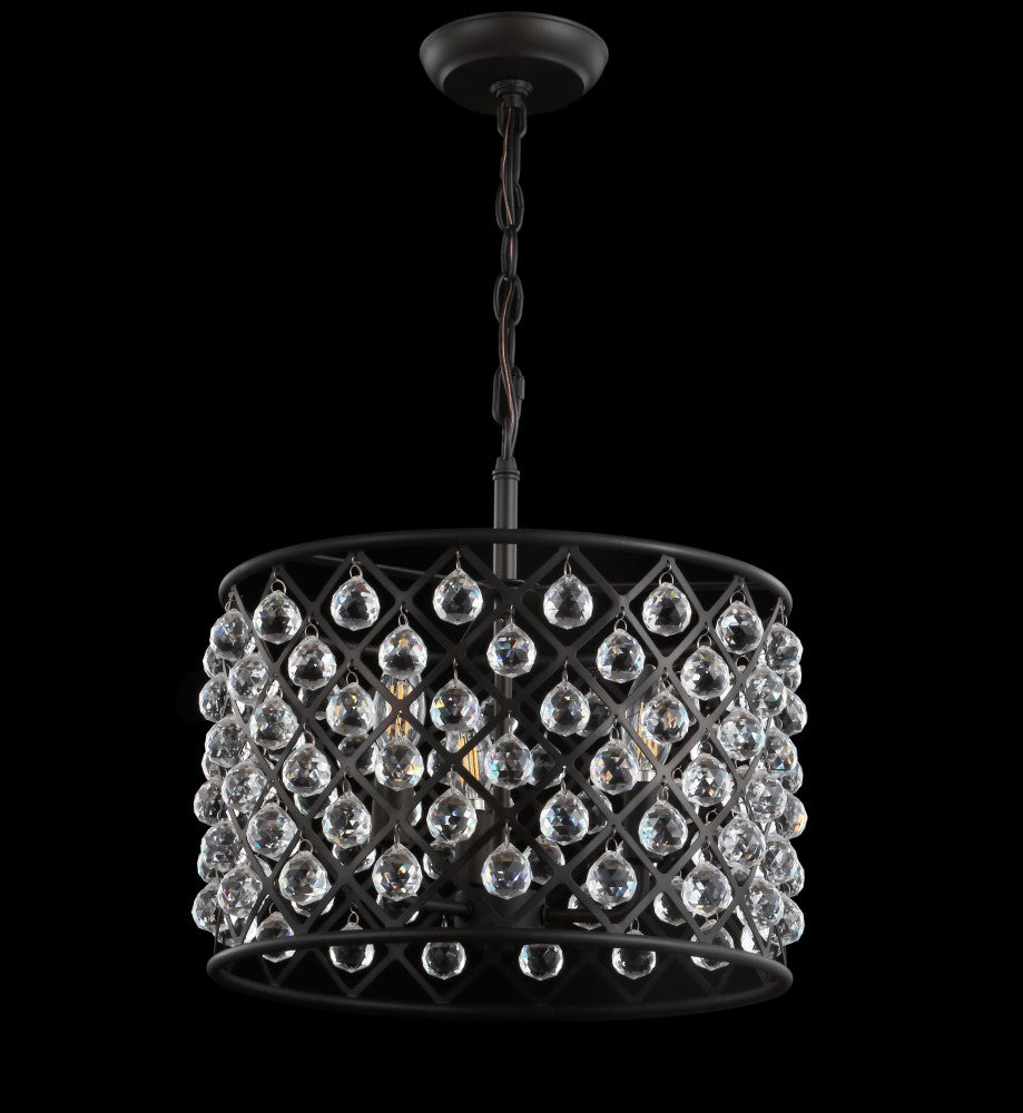 Minar Crystal/Metal LED Pendant