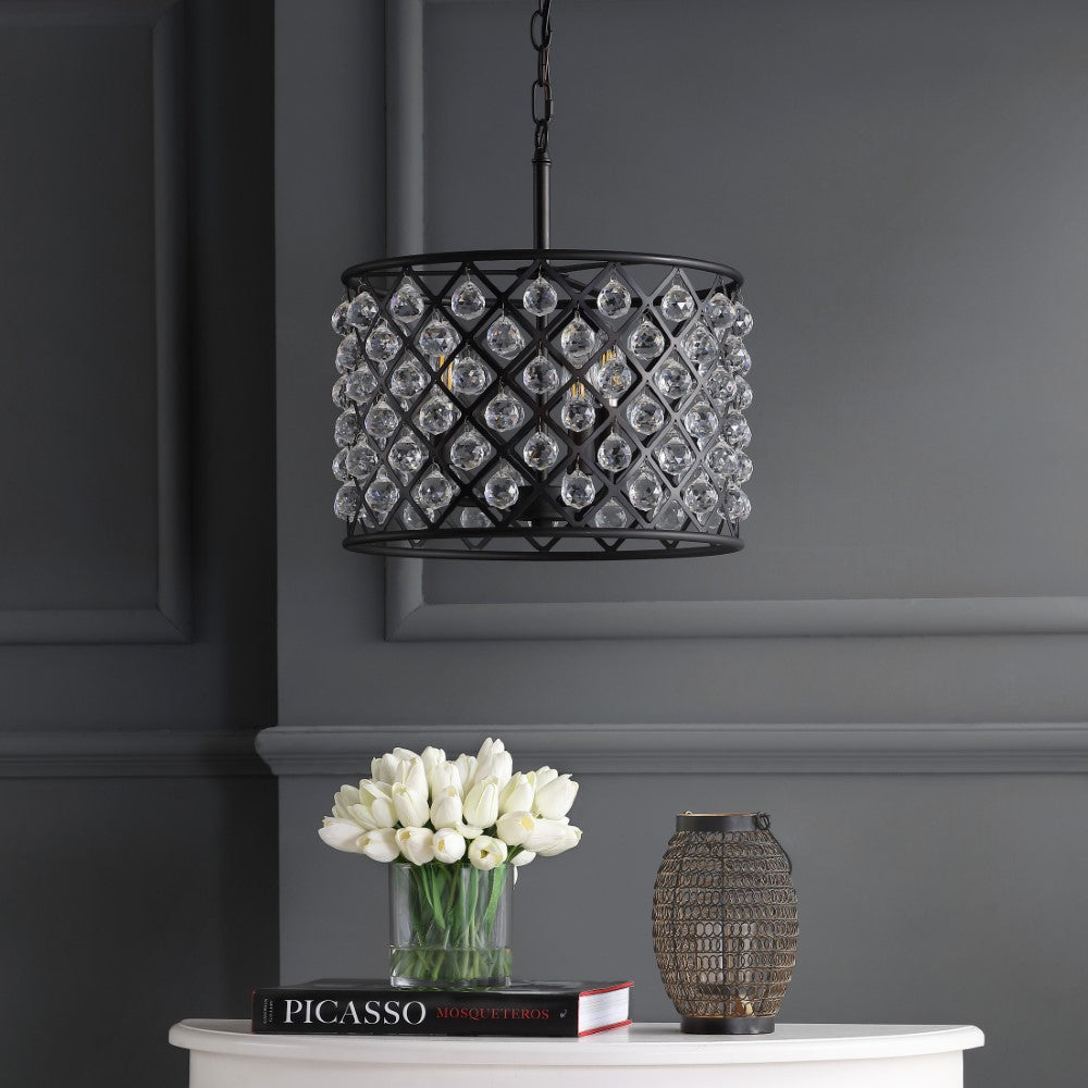 Minar Crystal/Metal LED Pendant