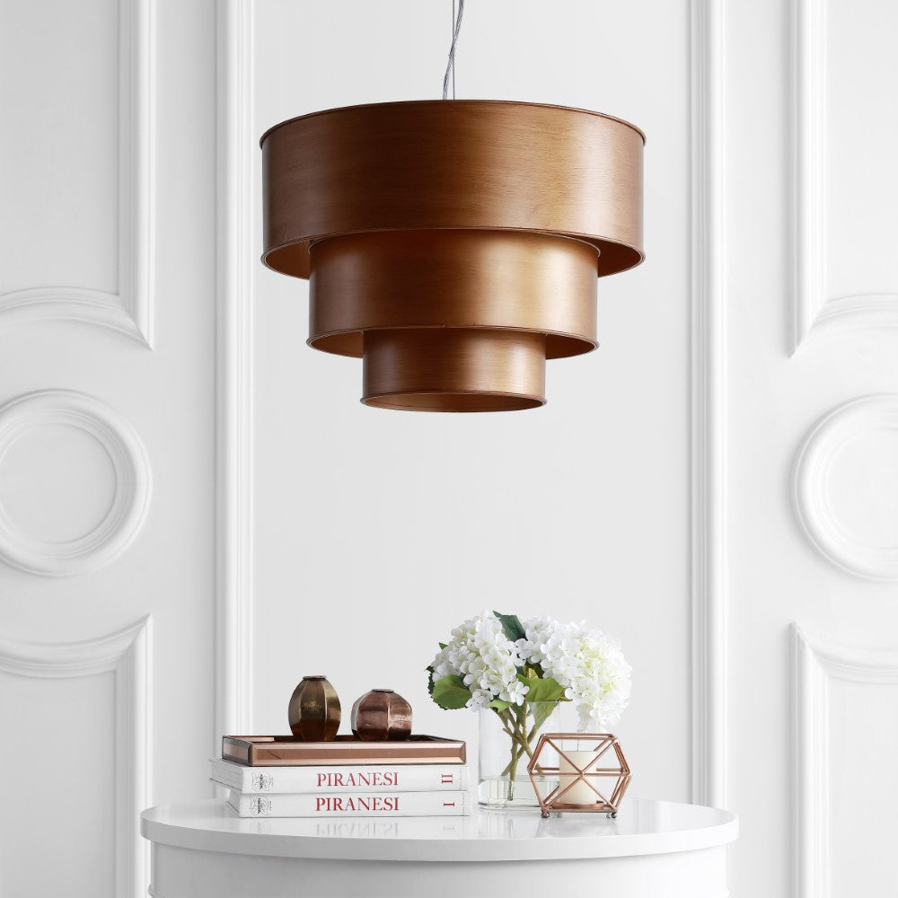 Agama 21" 3-Tier Metal LED Pendant