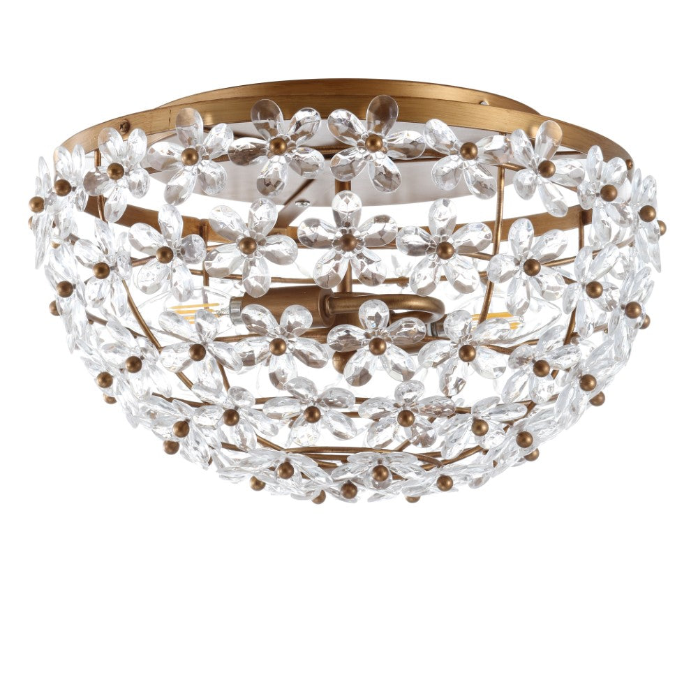 Nest Farmhouse Cottage Metal LED Vanity Light with Frosted Glass Shades