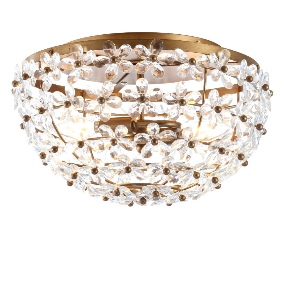 Flicker 15.5" Metal/Acrylic LED Flush Mount