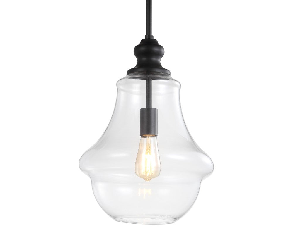 Huon Adjustable Metal/Glass LED Pendant