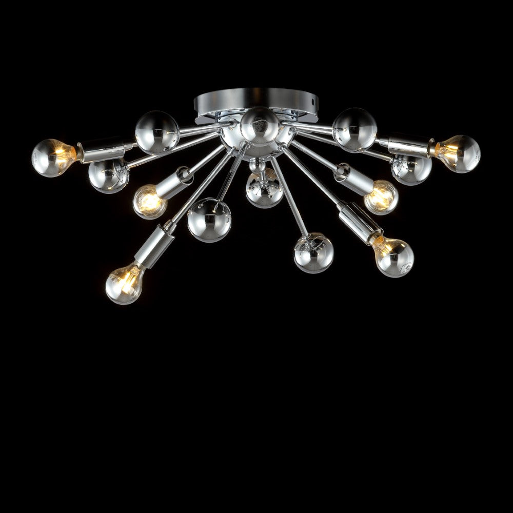 Marten 20" 7-Light Metal LED Flush Mount