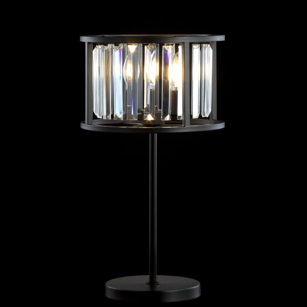 Scolopax 21.5" Metal/Crystal LED Table Lamp