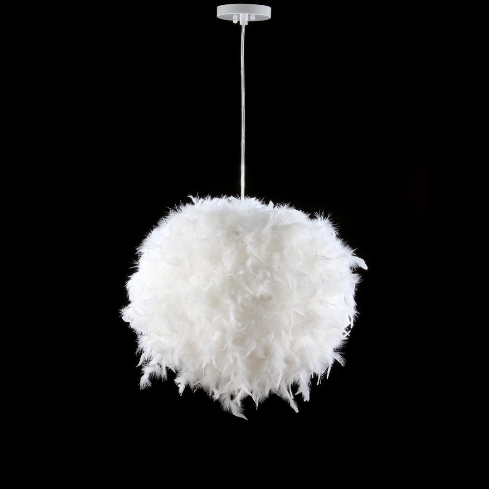 Flycatcher 19" Feather Metal Adjustable LED Pendant