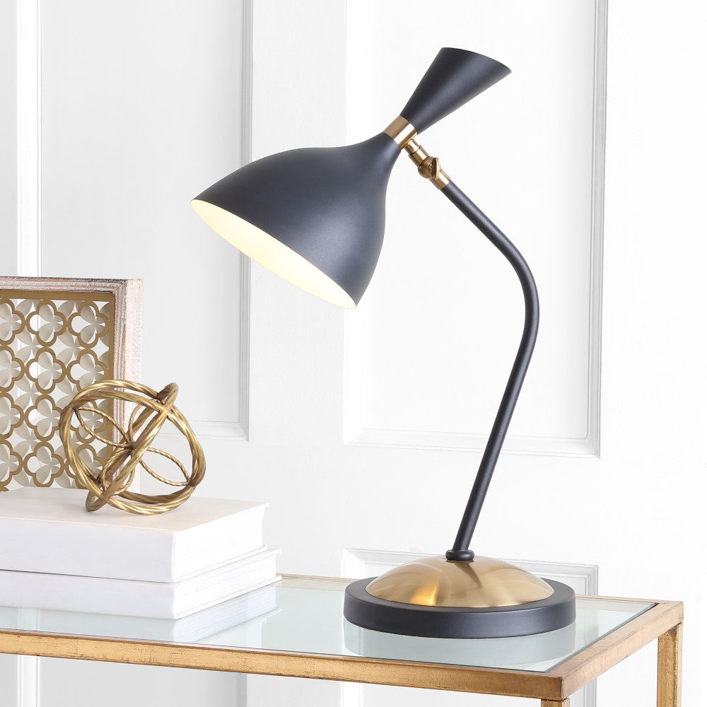 Shaw 21.5" Iron Retro Mid-Century LED Table Lamp